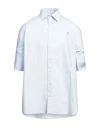 Raf Simons Man Shirt Sky Blue Size M Cotton In Blue