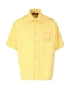 Raf Simons Man Shirt Yellow Size Xs Cotton