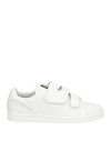 Raf Simons Man Sneakers White Size 9 Leather In White