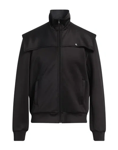 Raf Simons Man Sweatshirt Black Size Xl Polyester