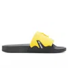Raf Simons Men's Astra Slide In Black / Yellow In Multi