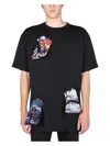Raf Simons Men T-shirt With Printed Details In Black