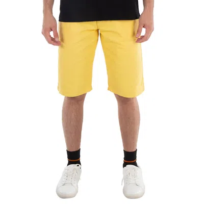 Raf Simons Men's Yellow Denim Skate Shorts