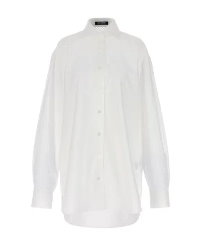 RAF SIMONS RAF SIMONS MESH DETAILED BUTTONED SHIRT