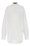 Raf Simons Mesh Insert Shirt Shirt And Blouse White