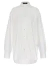 Raf Simons Mesh Insert Shirt In White