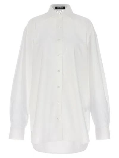 RAF SIMONS RAF SIMONS MESH INSERT SHIRT