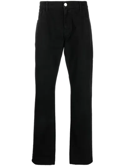 Raf Simons Mid-rise Straight-leg Jeans In Black