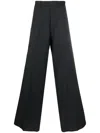 Raf Simons Mid-rise Wide-leg Trousers In Grey
