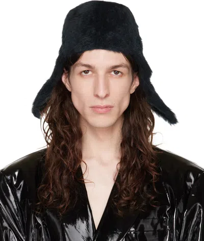 Raf Simons Navy Fitting Hat