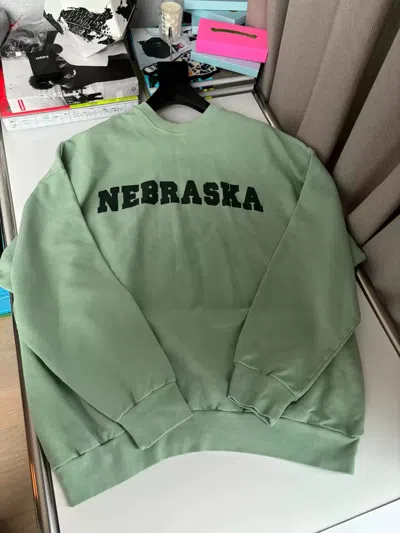 Pre-owned Raf Simons Nebraska Mint Green Sweatshirt