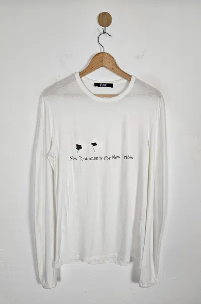Pre-owned Raf Simons New Testaments For New Tribes Shirt In White