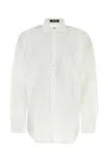 Raf Simons Oversized Poplin Shirt For Men In White