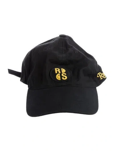 Pre-owned Raf Simons Patch Logo Baseball Cap In Multi