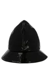 Raf Simons Glossy Bucket Hat Wide Brim In Black
