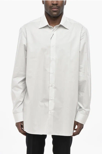Raf Simons Philippe Vandenberg Cotton Poplin Shirt Grand Amour Printed