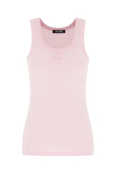 Raf Simons Pink Cotton Top In 0034