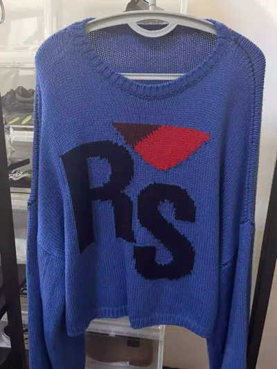Pre-owned Raf Simons Playboi Carti Same Sweater In Blue
