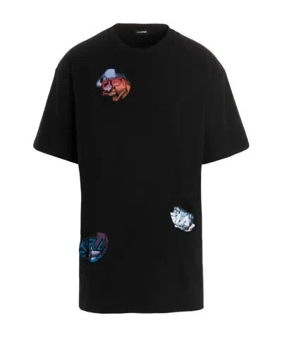 Raf Simons Pocket Holes Oversized T-shirt In Black
