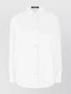 Raf Simons Poplin Cotton Shirt Pointed Collar