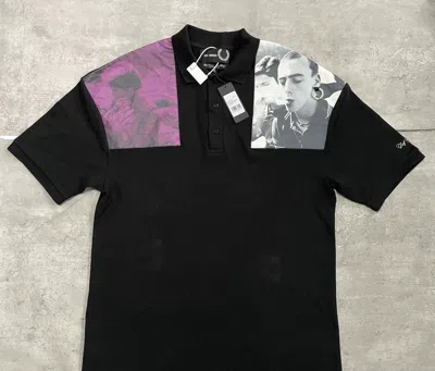 Pre-owned Raf Simons Portrait Short-sleeved Shirt In Black