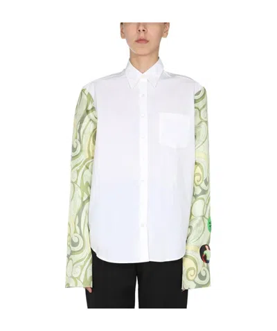 RAF SIMONS PRINTED CASUAL SHIRT