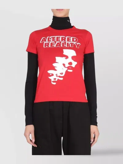 Raf Simons Printed Crew Neck T-shirt