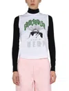 Raf Simons Grimcrawler-print Sleeveless Top
