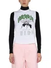Raf Simons Grimcrawler-print Sleeveless Top