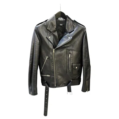 Pre-owned Raf Simons Raf By  2006 Perfecto Leather Riders Jacket In Black