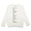 RAF SIMONS RAF SIMMONS SWEATER WITH WORDING PATCHES L
