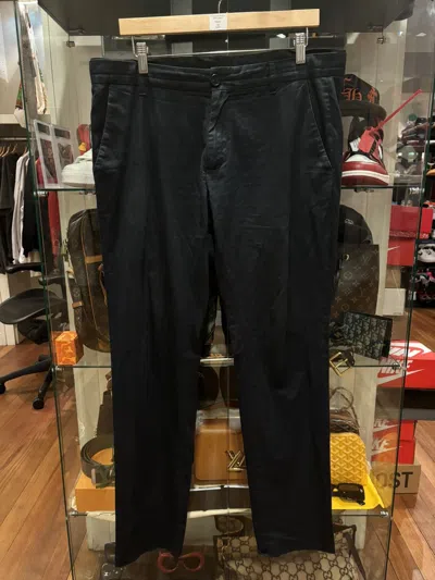 Pre-owned Raf Simons Raf Simon's Archive Chino Pants In Black