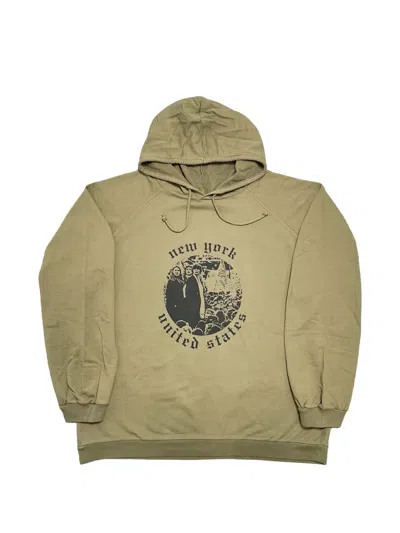 Raf Simons Redux Aw01 New York Hoodie In Neutral
