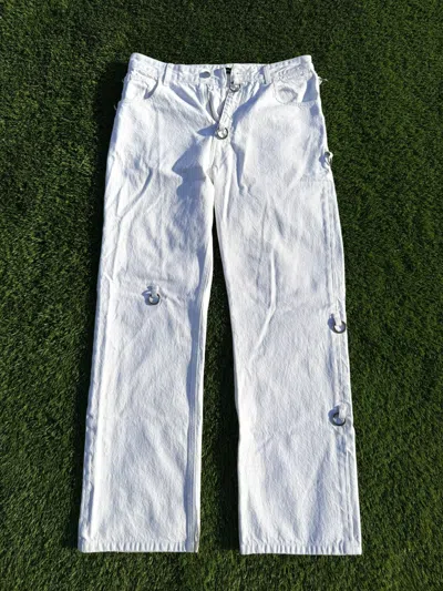 Pre-owned Raf Simons Ring Jeans In White