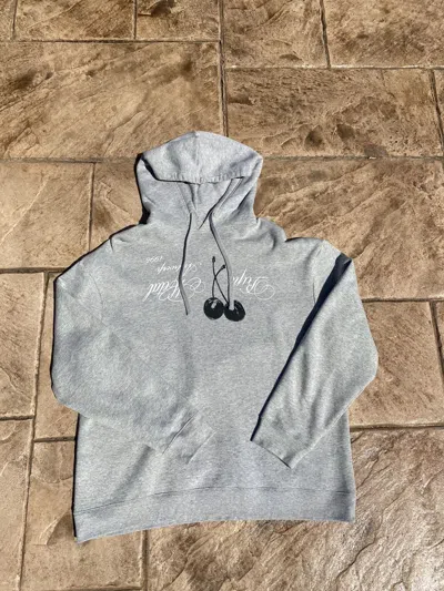 Pre-owned Raf Simons Ripe Metal Aw20 Hoodie Size Xl Grey In Gray