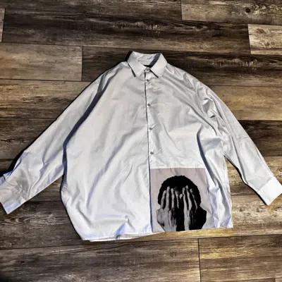 Pre-owned Raf Simons Robert Mapplethorpe Ss17 Alistair Button Up In White