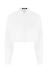Raf Simons White Piquet Shirt In 0010