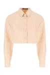 Raf Simons Cropped Cotton Piquet Shirt