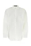 Raf Simons Oversized Poplin Shirt For Men In White