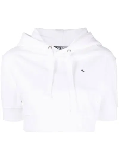 RAF SIMONS SHORT-SLEEVE CROPPED HOODIE