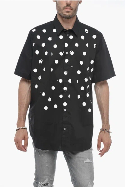 Raf Simons Short Sleeve Polka Dots Classic Collar Shirt