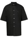 Raf Simons Short-sleeve Shirt In Schwarz