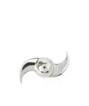 Raf Simons Silver Brooch In White