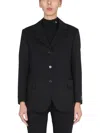 Raf Simons Single-breasted Jacket In Black
