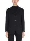 Raf Simons Single-breasted Jacket In Black