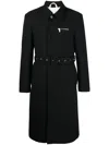 Raf Simons Single-breasted Virgin-wool Coat In Black
