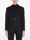 Raf Simons Single-breasted Jacket In Black