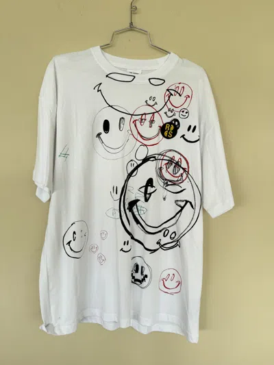 Pre-owned Raf Simons Smiley Shirt In White