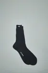 Raf Simons Socks With Artists Label In Black