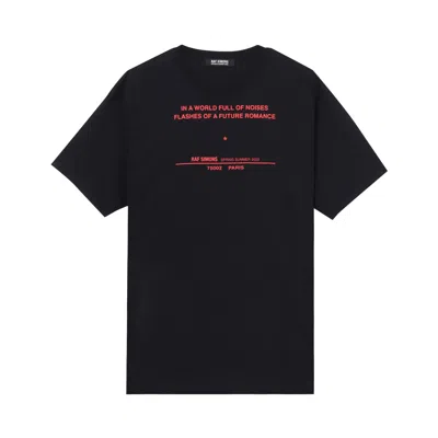 Pre-owned Raf Simons Solemn X Oversized T-shirt 'black'